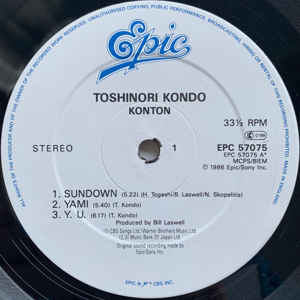 Toshinori Kondo & IMA : Konton (LP, Album)