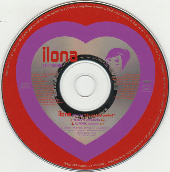 Ilona Mitrecey : Un Monde Parfait (CD, Single, Car)