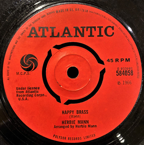 Herbie Mann : Love Theme (From 'Is Paris Burning') (7", Single)