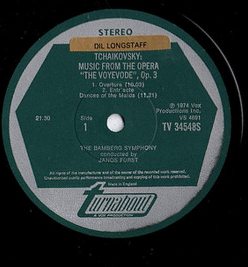 Pyotr Ilyich Tchaikovsky : Opera Music (LP)