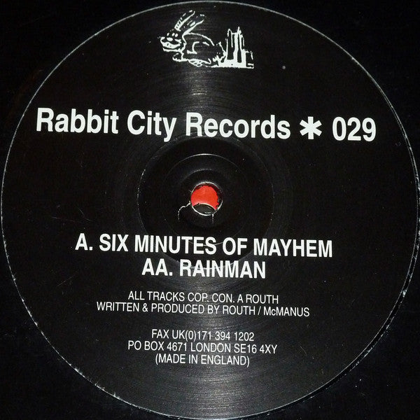 Black Acid : Six Minutes Of Mayhem / Rainman (12")
