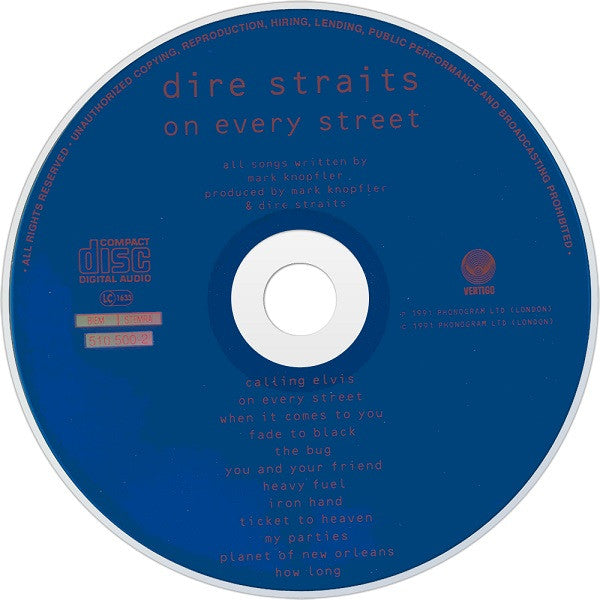 Dire Straits : On Every Street (CD, Album)