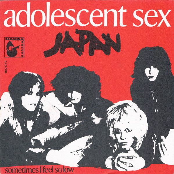 Japan : Adolescent Sex (7", Single)