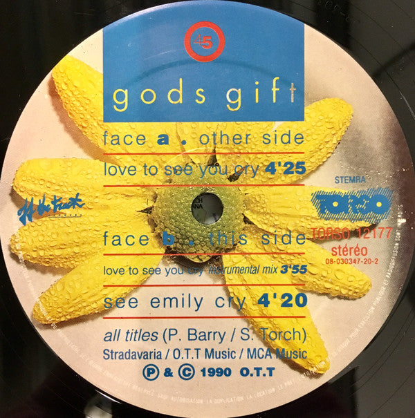 Gods Gift : Love To See You Cry (12")