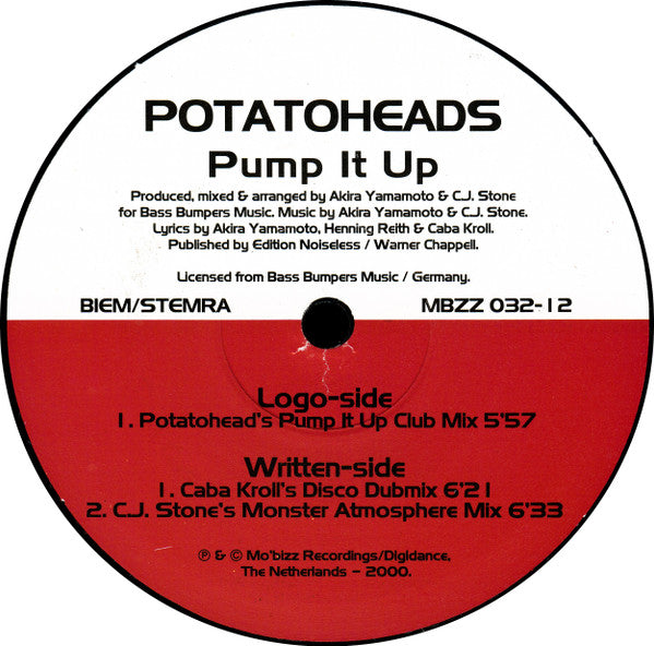 Potatoheads : Pump It Up (12")