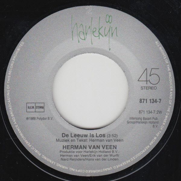 Herman van Veen : De Clowns (7")