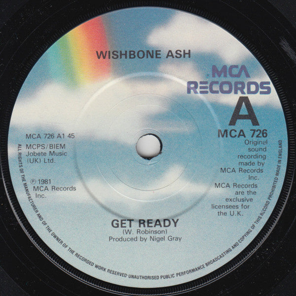 Wishbone Ash : Get Ready (7", Single)