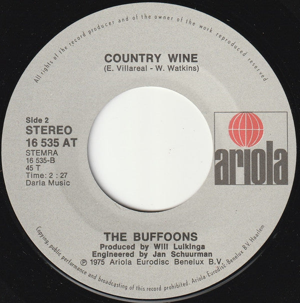 The Buffoons : Silver Queen (7", Single)