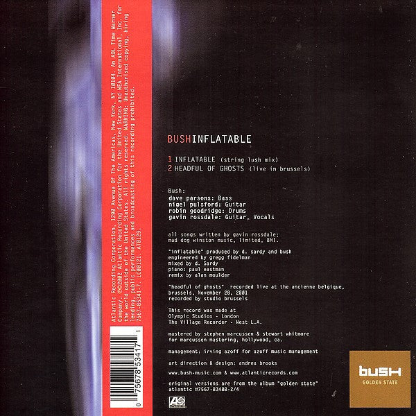Bush : Inflatable (7", Single)