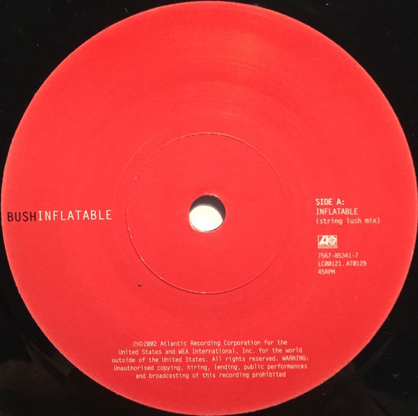 Bush : Inflatable (7", Single)