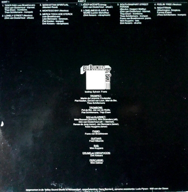 Bill Bounders Big Band : Merck Toch Hoe Sterck (LP)