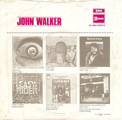 John Walker (3) : Cottonfields (7", Single)