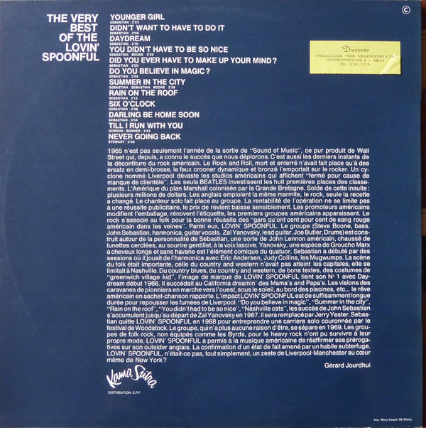 The Lovin' Spoonful : The Very Best Of The Lovin' Spoonful (LP, Comp)