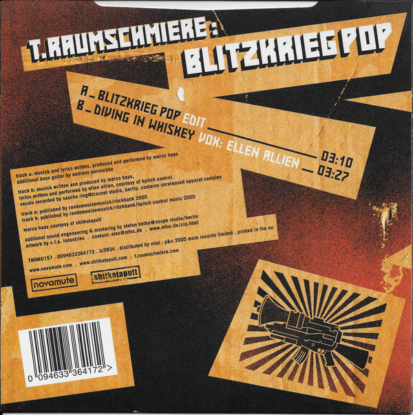 T.Raumschmiere : Blitzkrieg Pop (7")