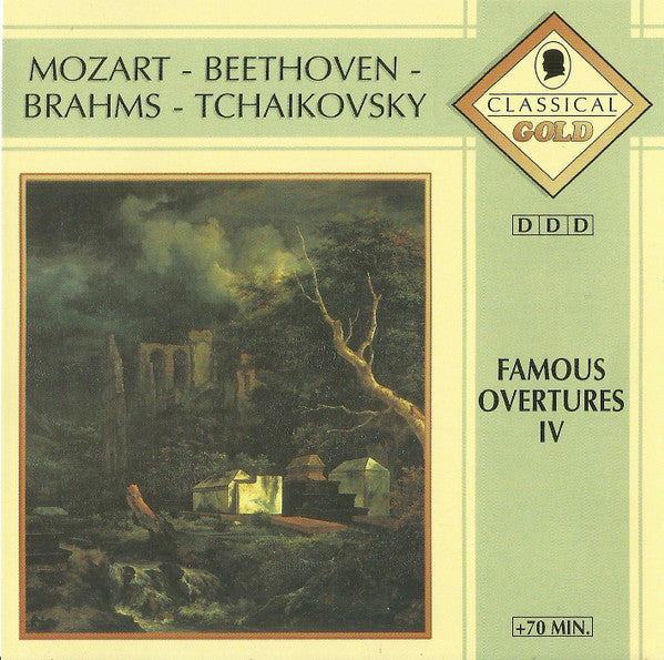 Wolfgang Amadeus Mozart - Ludwig Van Beethoven - Johannes Brahms - Pyotr Ilyich Tchaikovsky : Famous Overtures IV (CD, Comp)