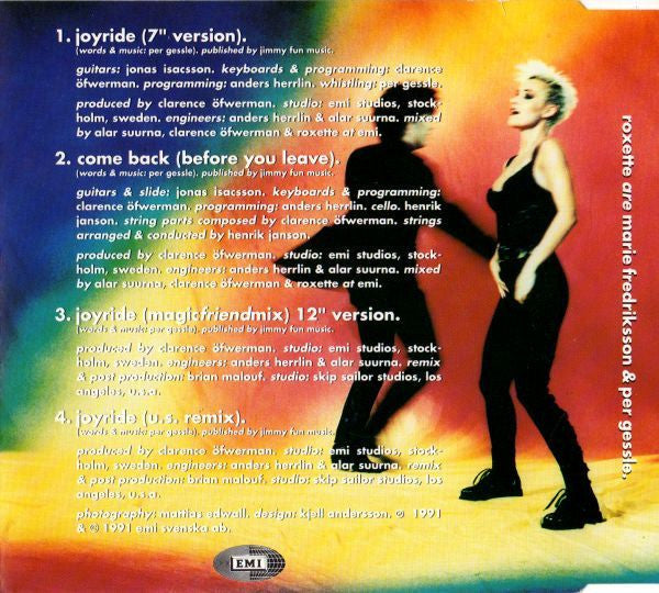 Roxette : Joyride (CD, Maxi)