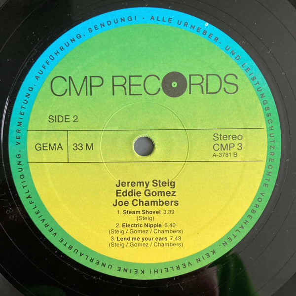Jeremy Steig : Lend Me Your Ears (LP, Album)