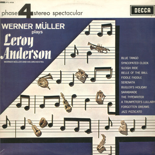 Werner Müller And His Orchestra* : Werner Müller Plays Leroy Anderson (LP, Album)