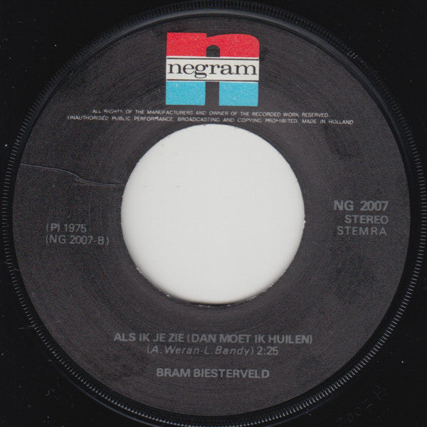 Bram Biesterveld : Oh Schoone Vrouw (7", Single)