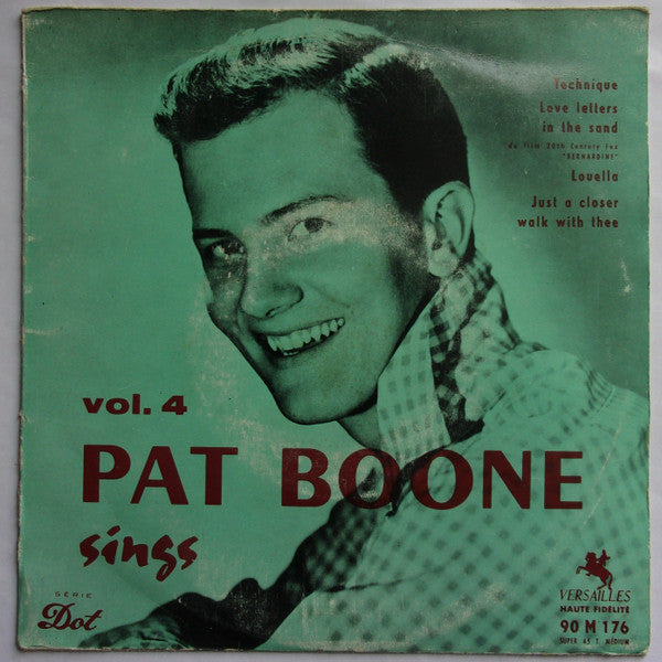 Pat Boone : Pat Boone Sings Vol. 4 (7", EP)