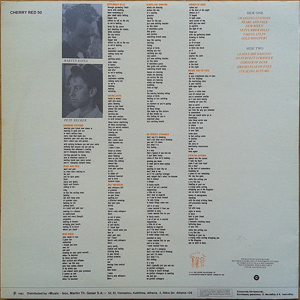 Eyeless In Gaza : Rust Red September (LP, Album)