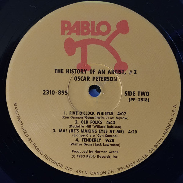 Oscar Peterson : History Of An Artist Vol. 2 (LP)