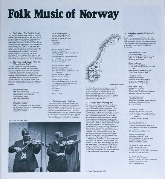 Various : Folk Music Of Norway (LP, Comp)