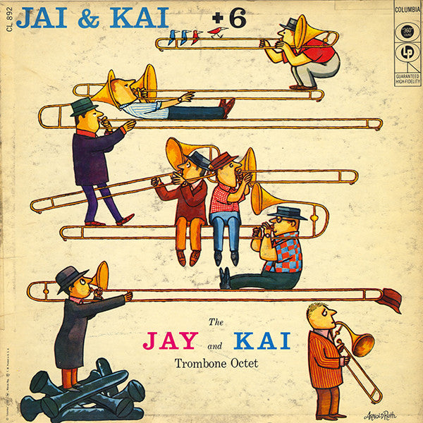 J.J. Johnson & Kai Winding : Jay & Kai + 6: The Jay And Kai Trombone Octet (LP, Album, Mono, Mis)