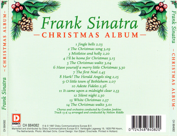 Frank Sinatra : Christmas Album (CD)