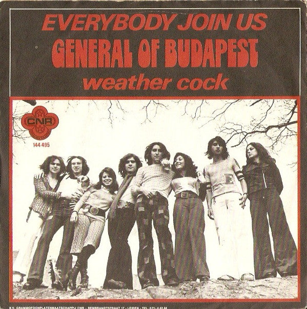 General Of Budapest* : Everybody Join Us (7", Single, Blu)