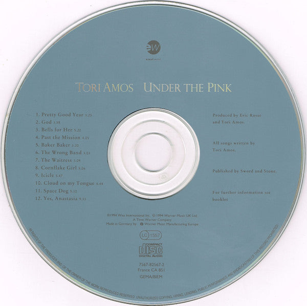Tori Amos : Under The Pink (CD, Album)