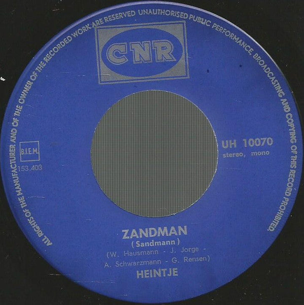 Heintje : Moeders Verjaardag (7", Single)