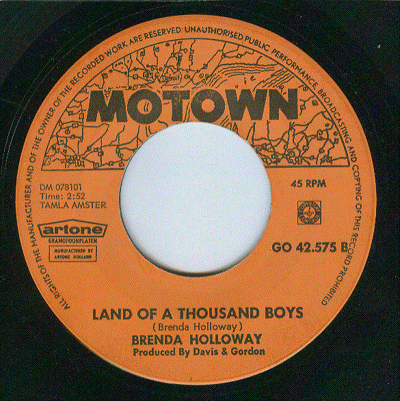 Brenda Holloway : Every Little Bit Hurts / Land Of A Thousand Boys (7", Single)