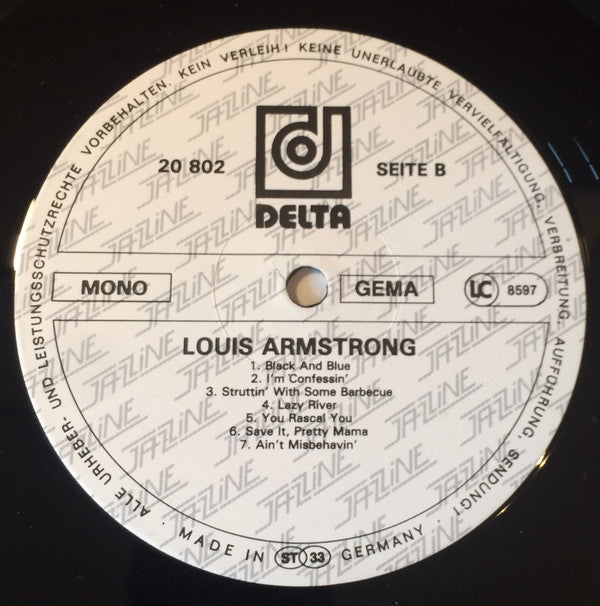 Louis Armstrong & Edmond Hall And His Orchestra : Jazz Live & Rare Vol. 6 - Live At Carnegie Hall - February 8, 1947 (LP, Album, Mono, Ltd)