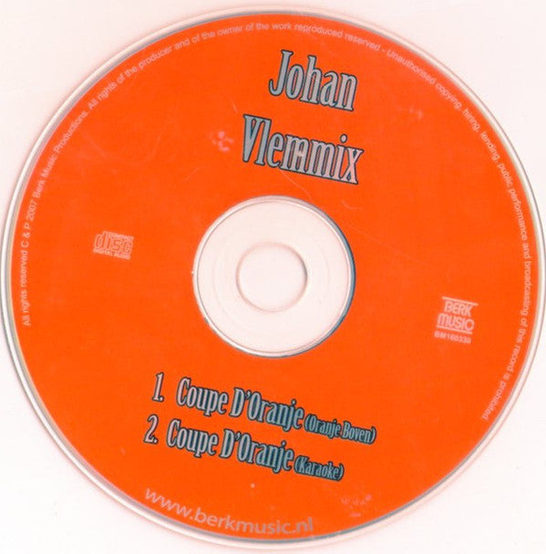 Johan Vlemmix : Coupe D'Orange (CD, Single)