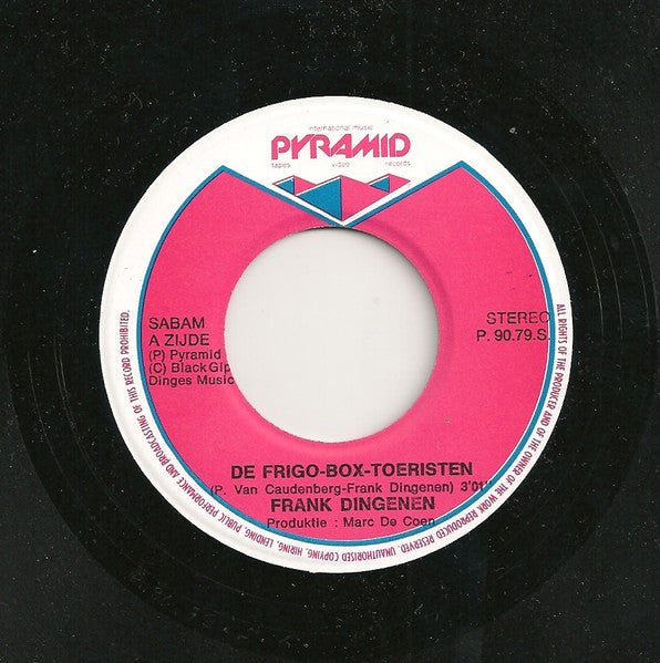 Frank Dingenen & De Knokkers : De Frigo-Box-Toeristen (7")