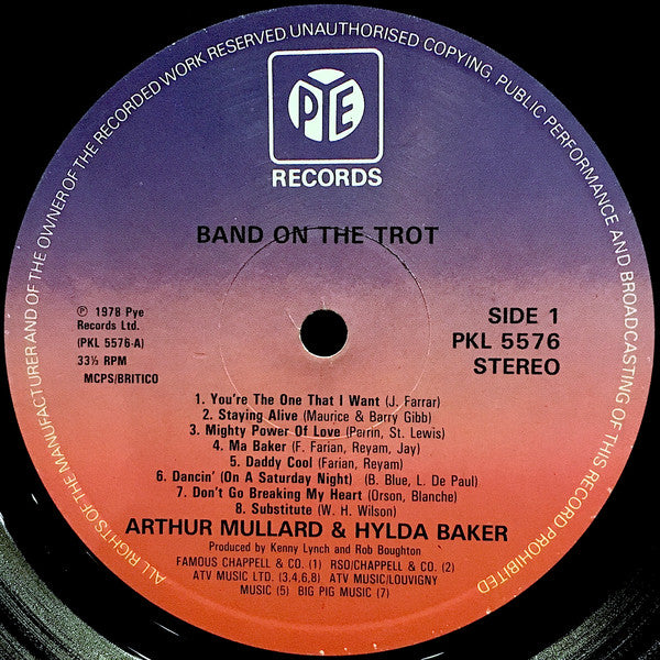Arthur Mullard & Hylda Baker : Band On The Trot (LP, Album)