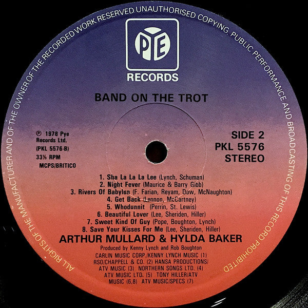 Arthur Mullard & Hylda Baker : Band On The Trot (LP, Album)