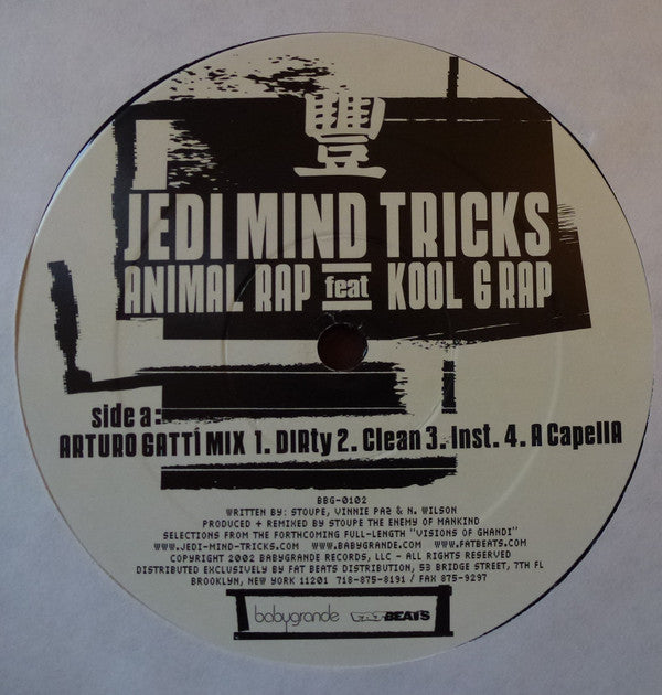 Jedi Mind Tricks Feat Kool G Rap : Animal Rap (12")