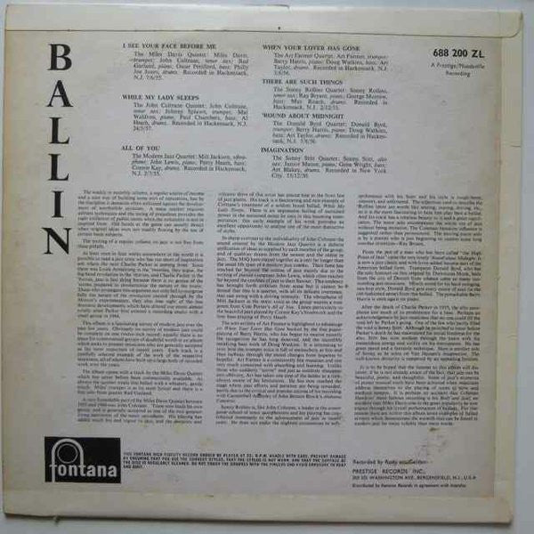 Various : Ballin' (LP, Comp, Mono)