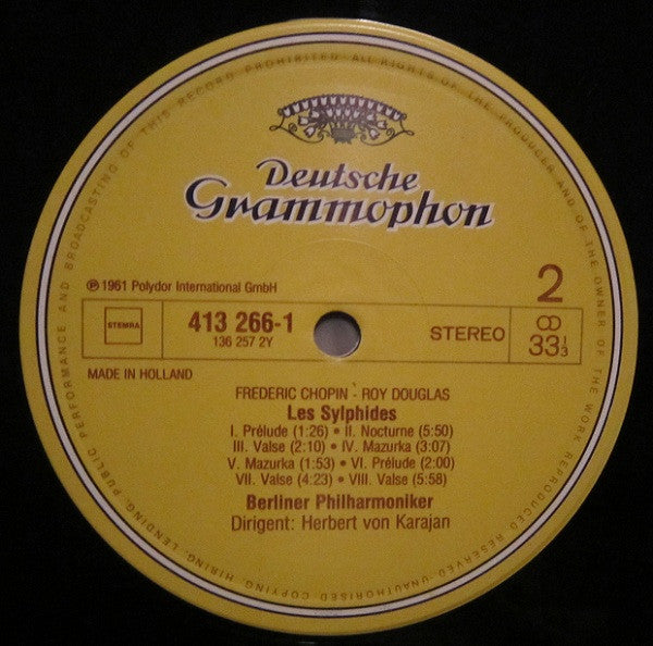 Léo Delibes, Frédéric Chopin / Roy Douglas, Berliner Philharmoniker, Herbert von Karajan : Coppélia / Les Sylphides (LP, Album, RE)