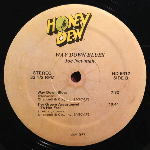 Joe Newman : Way Down Blues (LP, Album)