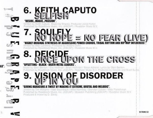 Various : Large Bonus CD 1 (CD, Smplr)