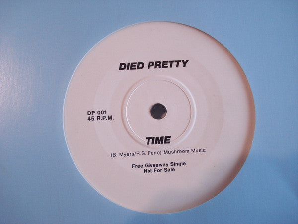 Died Pretty : Time / March Past (7", Met)