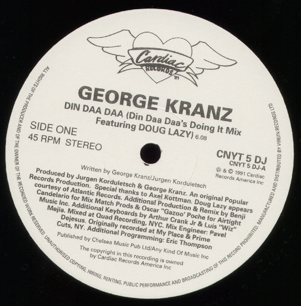 George Kranz : Din Daa Daa (2x12", Promo)