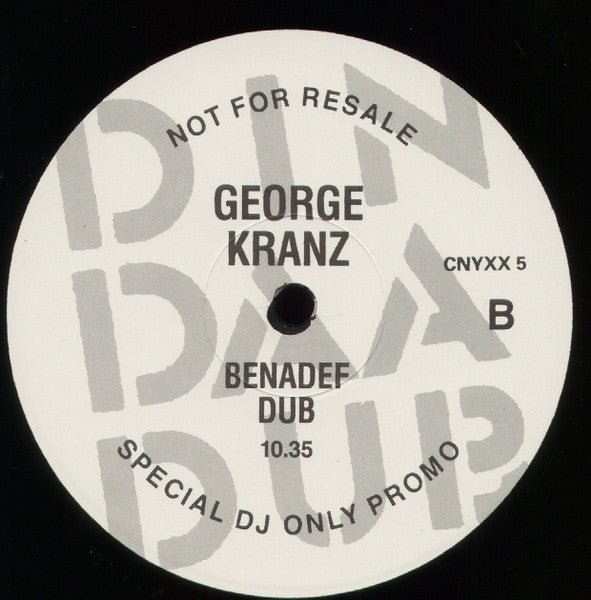 George Kranz : Din Daa Daa (2x12", Promo)