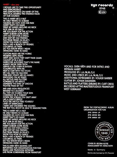 Off : Harry... Aber Jetzt (12", Maxi)