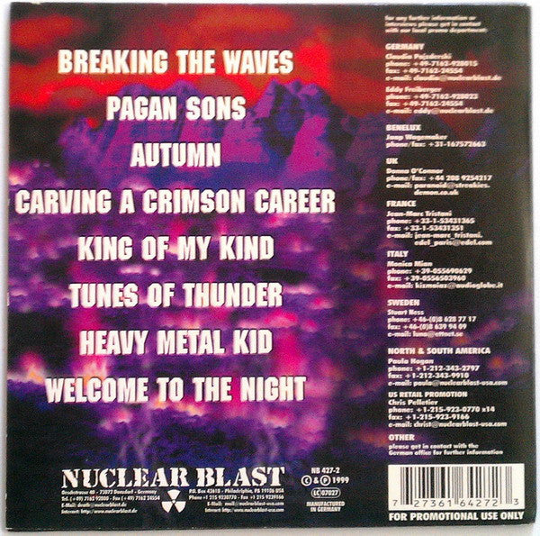 Brimstone : Carving A Crimson Career (CD, Album, Promo)