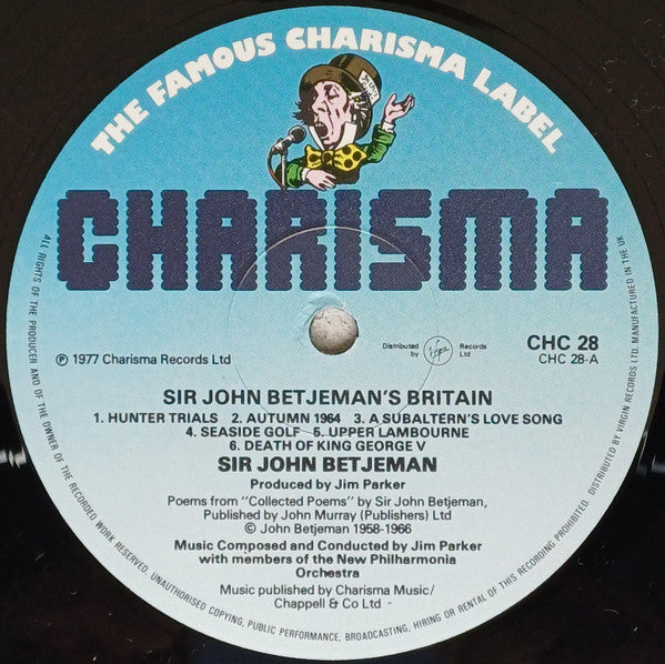 Sir John Betjeman* : The Poet Laureate Sir John Betjeman's Britain (LP, RE)