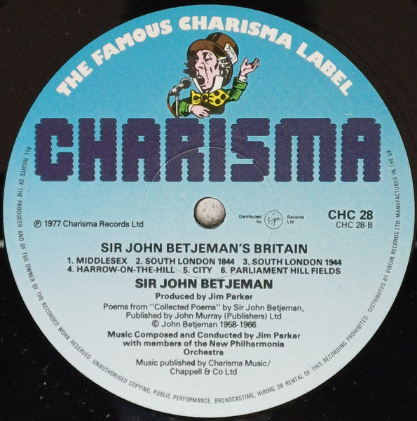 Sir John Betjeman* : The Poet Laureate Sir John Betjeman's Britain (LP, RE)